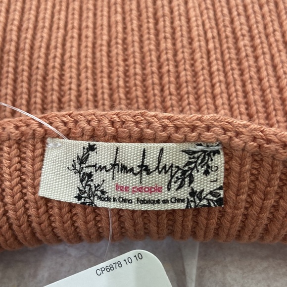 Free People You Wanna Brami Crop Top Sugar Almond Crochet Sz Large - Picture 5 of 7